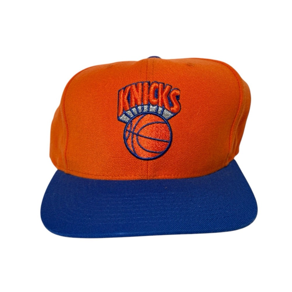 Mitchell & Ness Orange/Royal NBA New York Knicks SnapBack Ball Cap Preowned